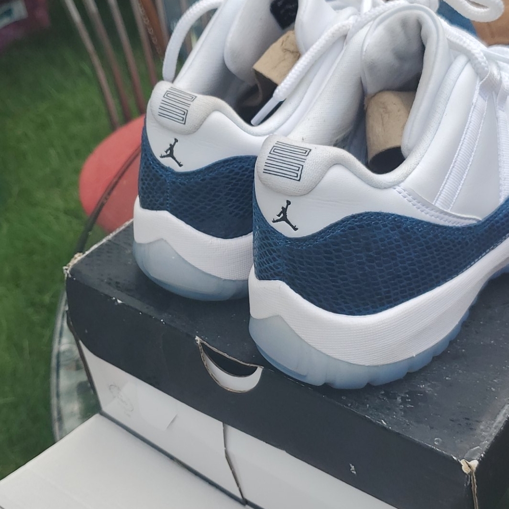 Jordan 11 elbow custom snakeskin